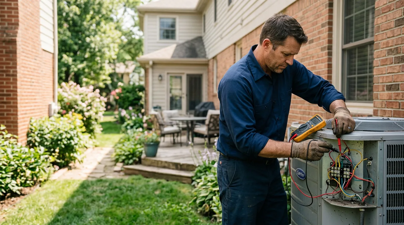 HVAC technician working near Springfield, MA